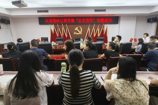 興綠園林公司舉辦“AI賦能公文寫作”專題培訓(xùn) 開啟智能辦公新篇章